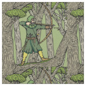 Tissu Robin des Bois (Fermer)