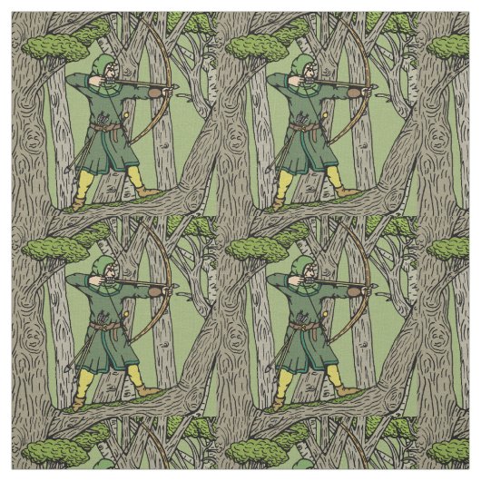 Tissu Robin des Bois (Échantillon)