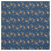 Tissu Robin Party Fabric (Navy) (Échantillon)
