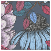 Tissu Robins dans le jardin 3 (Fermer)