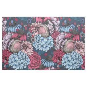 Tissu Robins dans le jardin 3