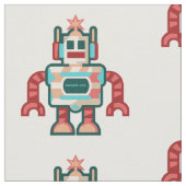 Tissu robot Noël (Fermer)