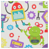 Tissu Robot pour enfants mignon (Fermer)