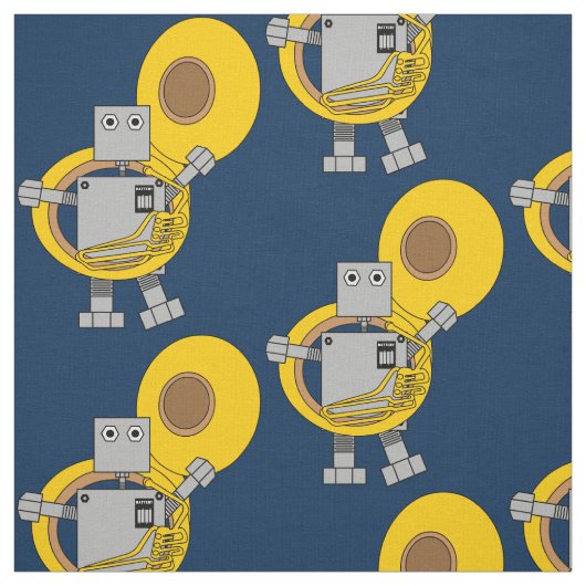 Tissu Robot Tuba (Échantillon)