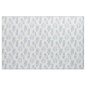 Tissu Robots mignons (bleu et blanc) (Fat Quarter)