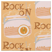 Tissu Rock On Fifties Radio (Fermer)
