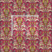 Tissu rococo rose (Carreau)