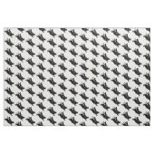 Tissu Rodéo : Cavalier de Taureau (Yard)