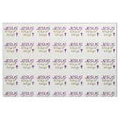 Tissu Roi de Jésus des rois (Fat Quarter)