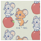 Tissu Rollage Anime Tuffy et Jerry Apple (Fermer)