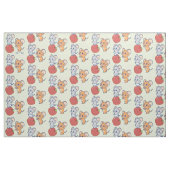 Tissu Rollage Anime Tuffy et Jerry Apple (Fat Quarter)