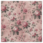 Tissu Romantic French Rococo Rose Garden Toile Pattern  (Détail)