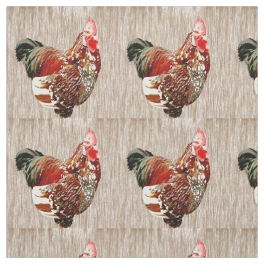 Tissu Rooster Coloré L'Extrovert, (Échantillon)