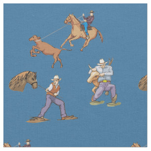 Tissu Roping de boeuf de cheval occidental de