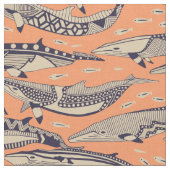 Tissu rorquals de pin (Fermer)