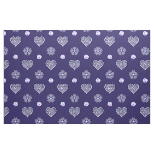 Tissu Rosace bleue (Fat Quarter)