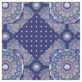 Tissu rosace bleue (Fermer)