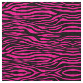 Tissu Rose abstrait et noir de zèbre (Fermer)