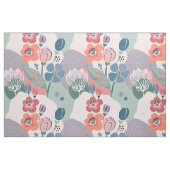 Tissu Rose Abstrait floral et pourpre (Fat Quarter)