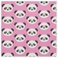 Rose adorable de visage d'ours panda de Kawaii