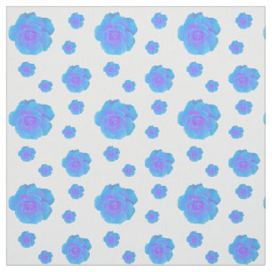 Tissu Rose Ange Bleu