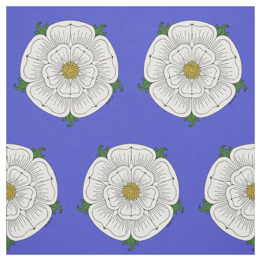 Tissu Rose blanc de York (Échantillon)