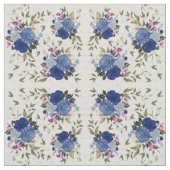 Tissu Rose bleu (Échantillon)