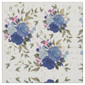 Tissu Rose bleu (Détail)