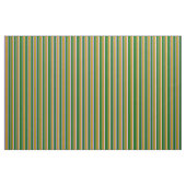 Tissu Rose, bleu ardoise, vert, or foncé & blanc (Yard)