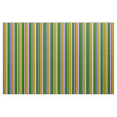 Tissu Rose, bleu ardoise, vert, or foncé & blanc (Fat Quarter)