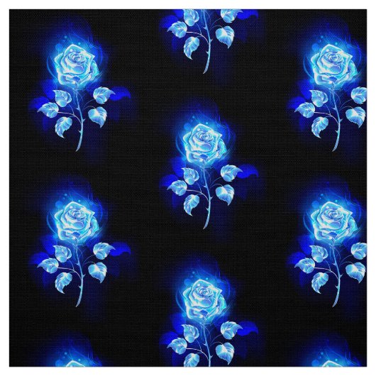 Tissu Rose bleu brûlant (Échantillon)