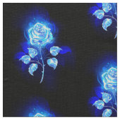 Tissu Rose bleu brûlant (Détail)