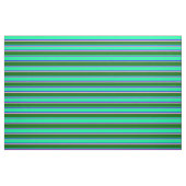 Tissu Rose chaud, bleu, vert, vert foncé et beige (Fat Quarter)