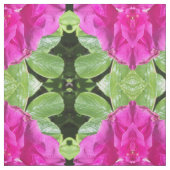 Tissu Rose chaud et vert brillant (Échantillon)