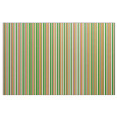 Tissu Rose Chaud, Or foncé, Cyan clair et vert (Fat Quarter)