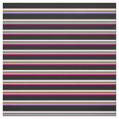 Tissu Rose, Ciel clair, Brown, Crème à la menthe & Noir (Échantillon)