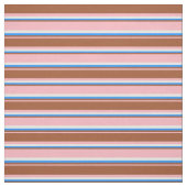 Tissu Rose clair, Sienne, Bleu & Bleu (Échantillon)