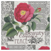 Rose Damask Joli Floral Antique