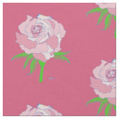 Tissu - Rose dans les tons de couleur (Fermer)
