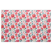 Tissu Rose d'aquarelle rouge (Fat Quarter)