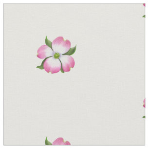 Tissu rose de bractée de fleur de cornouiller