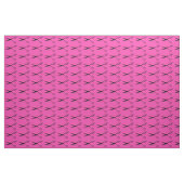 Tissu rose de ciseaux de coupe de cheveux noirs (Yard)