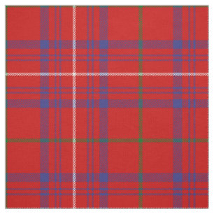 Tissu Rose de clan Tartan