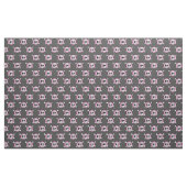 Tissu rose de crânes (Yard)