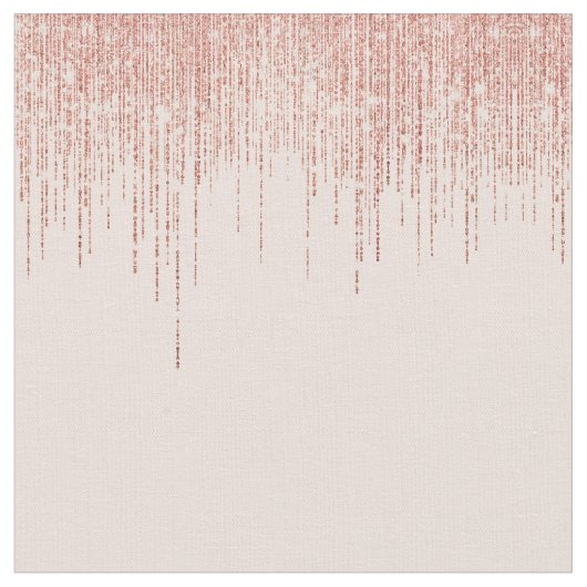 Tissu Rose de luxe Gold Sparkly Glitter Fringe (Fermer)