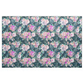 Tissu Rose DE MINUIT d'obscurité de PROFUSION floral (Fat Quarter)