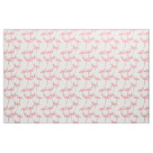 Tissu rose de motif de Flamants roses (Fat Quarter)