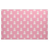 Tissu rose de nounours (Fat Quarter)