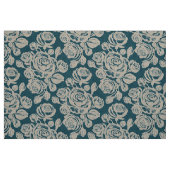 Tissu Rose de Terre Sarcelle (Fat Quarter)