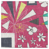 Tissu rose de tiki (Fermer)